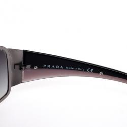 Pre Owned Prada Black Shield Women Sunglasses