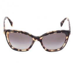 Prada Tortoise Shell Square Cat Eye Women's Sunglasses