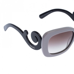 Prada Bicolor/Brown Gradient Baroque SPR 27O Square Sunglasses