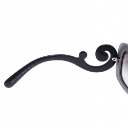 Prada Bicolor/Brown Gradient Baroque SPR 27O Square Sunglasses