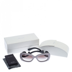 Prada Bicolor/Brown Gradient Baroque SPR 27O Square Sunglasses