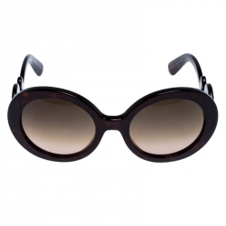 Prada Brown Havana/Brown Gradient SPR27N Baroque Round Sunglasses