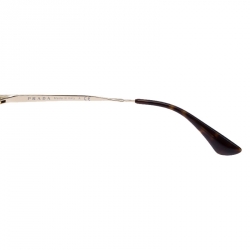 Prada Dark Brown Tortoise SPR 09Q Cateye Sunglasses 