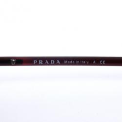 Prada Burgundy Square Womens Sunglasses
