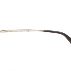 Prada Havana/ Pale Gold Mirrored SPR51S Round Sunglasses