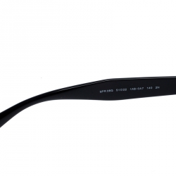 Prada Black/ Green Gradient SPR 06Q Round Sunglasses