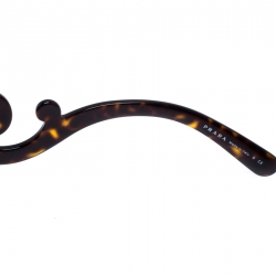Prada Havana Brown/ Brown Gradient SPR 27 N Round Baroque Sunglasses