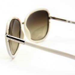 مملوكة مسبقًا Prada Cream Round Woman Sunglasses