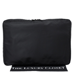Prada Black Nylon Garment Case