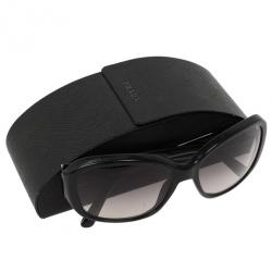 مملوكة مسبقًا Prada Black SPR 31N Square Women Sunglasses