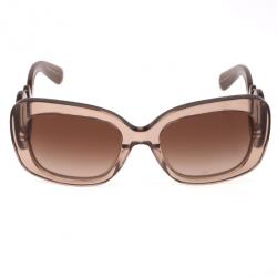 Prada Brown Rectangle Baroque Sunglasses