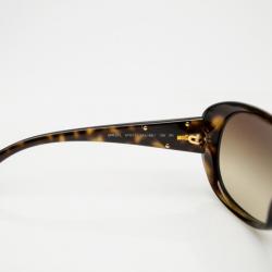 مملوكة مسبقًا Prada Brown Oversized Oval Frame Sunglasses