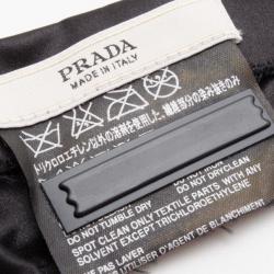 مملوكة مسبقًا Prada Black Embellished Waist Belt