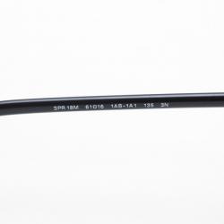 مملوكة مسبقًا Prada 'D' Frame Black Oversized Sunglasses