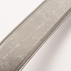 Prada Metallic Silver Belt