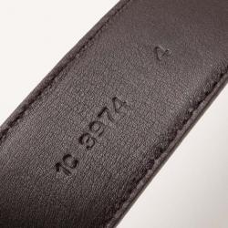 Prada Metallic Silver Belt