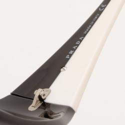 مملوكة مسبقًا Prada Black and White Two Tone Sunglasses