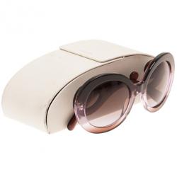 مملوكة مسبقًا Prada Purple Round Baroque Sunglasses