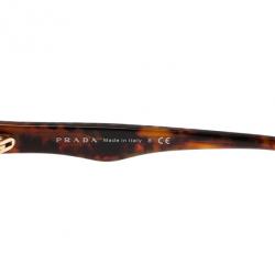 Pre Owned Prada Tortoise Frame Minimal Baroque Butterfly Sunglasses