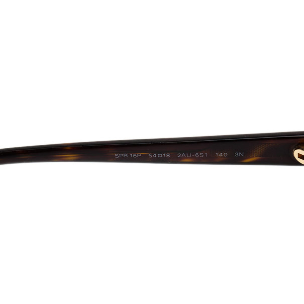 Prada Brown SPR 16P Wayfarer Sunglasses