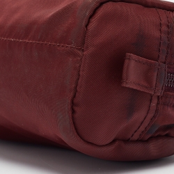 Prada Burgundy Nylon Cosmetic Pouch