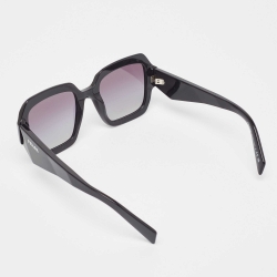 Pre Owned Prada Black Gradient SPR 28Z Square Sunglasses