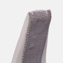 Prada Light Purple Metal Triangle Applique Nylon Headband