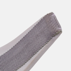Prada Light Purple Metal Triangle Applique Nylon Headband