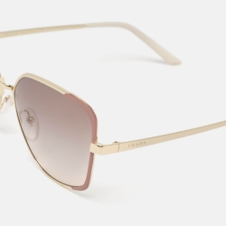 Pre Owned Prada Mauve Gradient SPR60X Butterfly Sunglasses