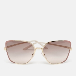 Pre Owned Prada Mauve Gradient SPR60X Butterfly Sunglasses