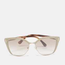 Prada Brown Gradient Frame SPR 56T Cat Eye Sunglasses
