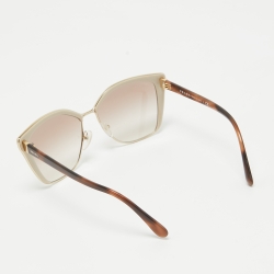Prada Brown Gradient Frame SPR 56T Cat Eye Sunglasses