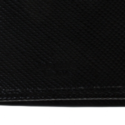 Pre Owned Prada Blue Saffiano Leather Bifold Long Wallet