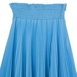 مملوكة مسبقًا Prada Light Blue High Waist Pleated Skirt M