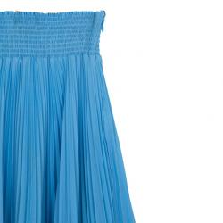 مملوكة مسبقًا Prada Light Blue High Waist Pleated Skirt M