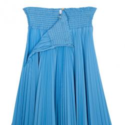 مملوكة مسبقًا Prada Light Blue High Waist Pleated Skirt M