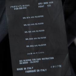 Pre Owned Prada Navy Blue Jersey Jogger Pants S