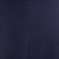 Pre Owned Prada Navy Blue Angora Wool A-Line Skirt S