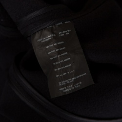 Pre Owned Prada Navy Blue Angora Wool A-Line Skirt S