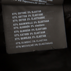 Pre Owned Prada Black Cotton Tailored Pants S