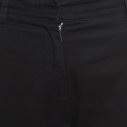 Pre Owned Prada Black Cotton Tailored Pants S
