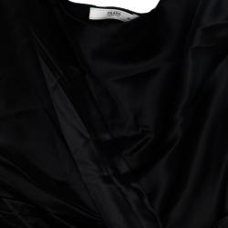 Pre Owned Prada Silk Pleated Dress L