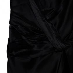 Pre Owned Prada Silk Pleated Dress L