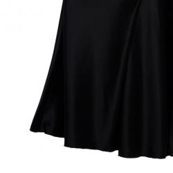 Pre Owned Prada Silk Pleated Dress L