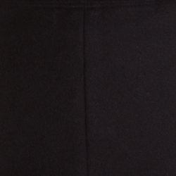 Pre Owned Prada Black Angora Wool Midi Skirt S