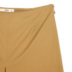 Prada Khaki Single Box Pleat Skirt S