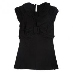 مملوكة مسبقًا Prada Cotton Bow Top S
