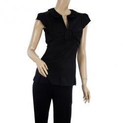 مملوكة مسبقًا Prada Cotton Bow Top S