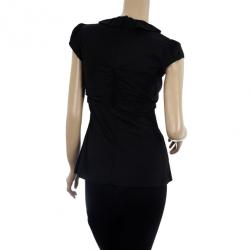 مملوكة مسبقًا Prada Cotton Bow Top S