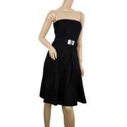 Pre Owned Prada Strapless Corset Dress M